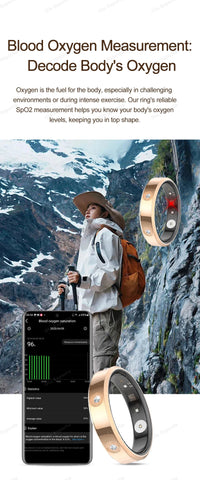 ✨ BalanceRing Diamond – Super smal (6.3mm), stijlvol & slim: jouw modebewuste ring met hartslag-, stress- & gezondheidsmonitoring