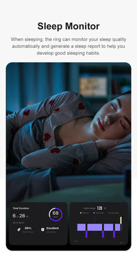 ✨BalanceRing Pro – Slimme Ring voor Heren & Dames met oplaadcase, gezondheids- en slaapmonitor, temperatuurmeting en 60 dagen batterijduur.